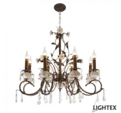 Полилей Lightex Romina 8XE14 за трапезария