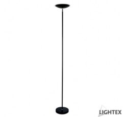 Черен LED лампион Lightex Brico за ъгъл в дневна
