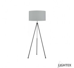 Черно лампион Lightex Zita за четене