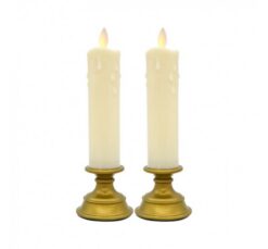 Златно LED осветително тяло Lightex Candle за осветление в дома