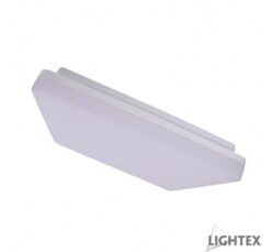 Бял LED плафон Lightex Zizu за проходни зони