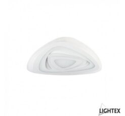 Бял LED плафон Lightex Turn за антре