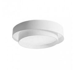 Бял LED плафон Lightex Luxor за баня