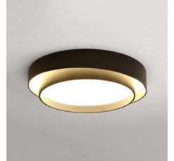 Черен LED плафон Lightex Luxor за антре
