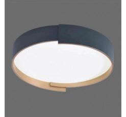 Сив LED плафон Lightex Boston за коридор