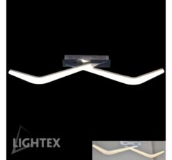 Хром LED полилей Lightex Swallow за дневна