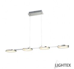 Хром LED полилей Lightex Four 220X155X200 за хол