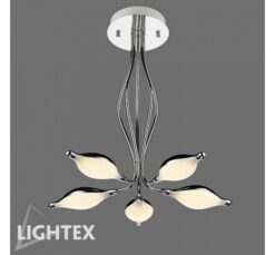 Хром LED полилей Lightex Valley за трапезария