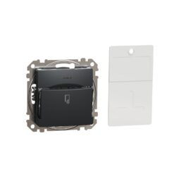 Антрацит ключ Schneider Electric Sdd114121 SDD114121 за дома и офиса