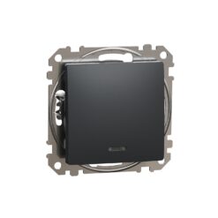 Антрацит бутон Schneider Electric Sdd114111l SDD114111L за електроинсталация