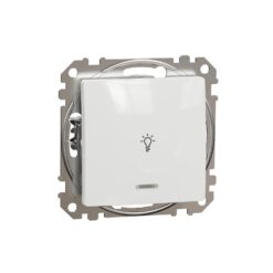 Бял бутон Schneider Electric Sdd111132l SDD111132L за битова инсталация