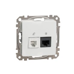 Бяло осветително тяло Schneider Electric Sdd111458 SDD111458 за интериорно осветление