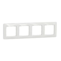 Бяла рамка Schneider Electric Sdd311804 SDD311804 за електрическата мрежа