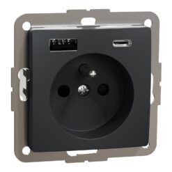 Антрацит контакт Schneider Electric Sdd114072 SDD114072 за битова инсталация