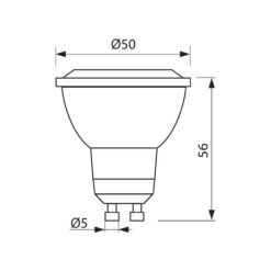 VIVALUX 3580 LED ЛАМПА PROXI LED ∙ JDR ∙ 5W ∙ 380LM ∙ GU10 ∙ 4000K - Image 2