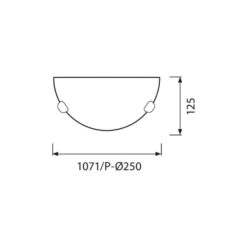 Аплик VIVALUX 2821 PRIMA/P ∙ 1071/P ∙ Ø1/2 250 ММ - Image 2