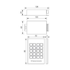 VIVALUX 3631 RGB RF LED КОНТРОЛЕР - Image 2
