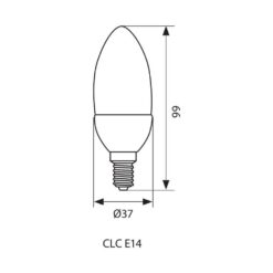 VIVALUX 3273 LED ЛАМПА CERAMIC LED ∙ 3.5W ∙ 220LM ∙ E14 ∙ 4000K - Image 2