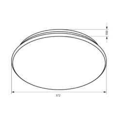 Плафон VIVALUX 3919 ДЕКОРАТИВНА LED VALLETTA LED ∙ 24W ∙ 4000K - Image 2