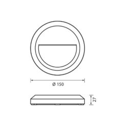 VIVALUX 3665 LED ОСВЕТИТЕЛНО ТЯЛО RINO LED RD ∙ 1,5W ∙ DR/GR ∙ 4000K ∙ IP65 - Image 2