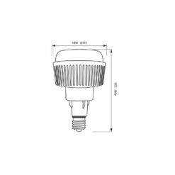 VIVALUX 3700 LED ЛАМПА AJAX LED ∙ 40W ∙ 3850LM ∙ E27 ∙ 4000K - Image 2