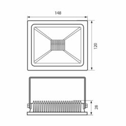 VIVALUX 3608 LED ПРОЖЕКТОР TREND LED ∙ 30W ∙ БЯЛ ∙ 4000K - Image 2