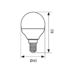VIVALUX 3409 LED ЛАМПА CAMEO LED ∙ 6W ∙ 480LM ∙ E14 ∙ 4000K - Image 2
