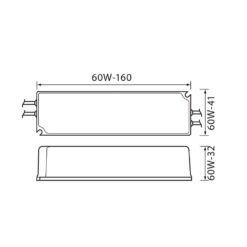 VIVALUX 3652 LED ЗАХРАНВАНЕ SPD SLIM LED DRIVER ∙ 60W ∙ IP67 - Image 2