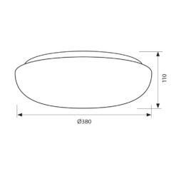 Плафон VIVALUX 3692 ДЕКОРАТИВНА LED NUVOLA LED ∙ 28W ∙ 4000K - Image 2