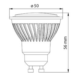 VIVALUX 4307 LED ЛАМПА FORCE LED PREMIUM ∙ JDR ∙ 10W ∙ 854LM ∙ GU10 ∙ 4000К - Image 2