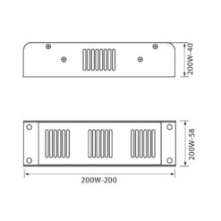 VIVALUX 3898 LED ЗАХРАНВАНЕ SMPD LED DRIVER ∙ 200W - Image 2