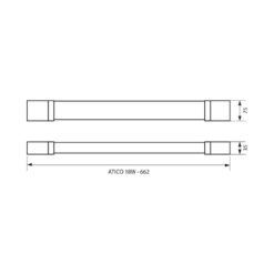 VIVALUX 4017 LED ОСВЕТИТЕЛНО ТЯЛО ATICO LED ∙ 18W ∙ 600 MM ∙ 4000K ∙ IP65 - Image 2
