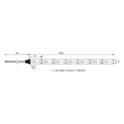 VIVALUX 3985 LED ЛЕНТА GALO LED ∙ 120 SMD2835 ∙ 4000K ∙ 5M - Image 2