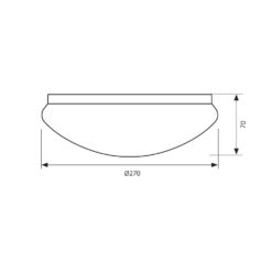 Плафон VIVALUX 3426 LED CHIARA LED ∙ 10W ∙ 4000K - Image 2