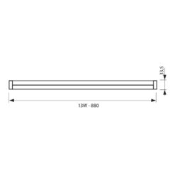 VIVALUX 3499 LED ОСВЕТИТЕЛНО ТЯЛО SPICA LED ∙ T5 ∙ 13W ∙ 4000K - Image 2