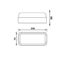 VIVALUX 4278 ВЛАГОЗАЩИТЕНА ПЛАФОНИЕРА HAVANA LED ∙ 12W ∙ 4000K ∙ IP44 - Image 2