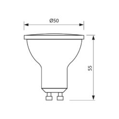 VIVALUX 3939 LED ЛАМПА BETA LED ∙ JDR ∙ 3W ∙ 250LM ∙ GU10 ∙ 4000K - Image 2