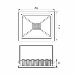 VIVALUX 4337 LED ПРОЖЕКТОР TREND LED ∙ 100W ∙ БЯЛ ∙ 4000K - Image 2