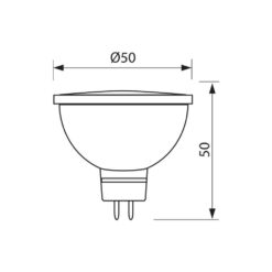 VIVALUX 3942 LED ЛАМПА BETA LED ∙ JCDR ∙ 3W ∙ 250LM ∙ 230V ∙ G5.3 ∙ 4000K - Image 2