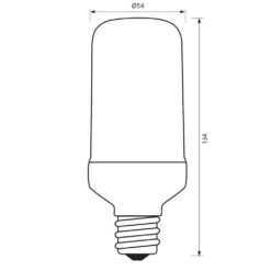 VIVALUX 4106 LED ЛАМПА PLAM LED ∙ 6.5W ∙ 130LM ∙ E27 ∙ 1300-1700K - Image 2