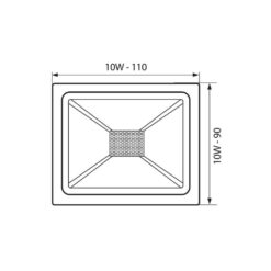 VIVALUX 3604 LED ПРОЖЕКТОР TREND LED ∙ 10W ∙ БЯЛ ∙ 4000K - Image 2
