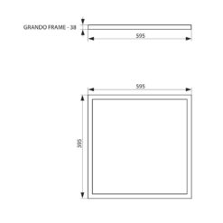 VIVALUX 3431 GRANDO FRAME РАМКА ЗА ВЪНШЕН МОНТАЖ - Image 2