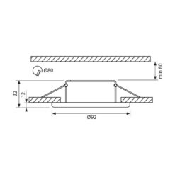 Луна VIVALUX 4296 EDI ∙ SL110 ∙ НИКЕЛ МАТ ∙ IP44 ВЛАГОЗАЩИТЕНА - Image 2