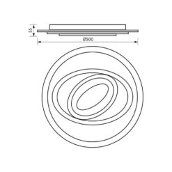 Плафон VIVALUX 4320 ECLYPSE LED ∙ 80W - Image 2