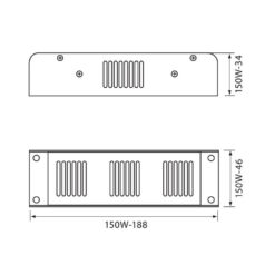 VIVALUX 3897 LED ЗАХРАНВАНЕ SMPD LED DRIVER ∙ 150W - Image 2