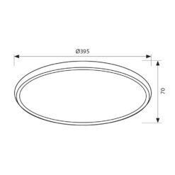 Плафон VIVALUX 4164 МУЛТИФУНКЦИОНАЛНА HERA LED ∙ 36W ∙ 3000-6400K - Image 2