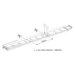 VIVALUX 3589 LED ЛЕНТА MEGA LED ∙ SMD 5050 ∙ 2700K ∙ 5М - Image 2