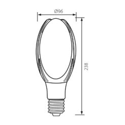 VIVALUX 4004 LED ЛАМПА MARS LED ∙ 40W ∙ 5200LM ∙ E40 ∙ 4000K - Image 2