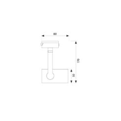 Спот за релсово осветление VIVALUX 4057 EXEO ∙ TL901 ∙ PAR30 ∙ E27 ∙ ЧЕРЕН - Image 2