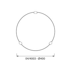 Плафон VIVALUX 0353 CUBI ∙ 04/4003 ∙ Ø400 ММ - Image 2